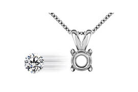 Create Your Solitaire Pendant