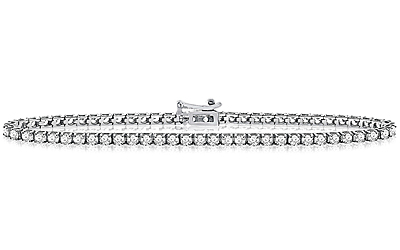 Diamond Tennis Line Bracelet in 14K White Gold (2 cttw.)