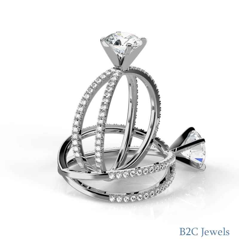 アクセサリー  ORDER BAND RING Amazon.com: LRGKMCWTOB 2Pcs 925 Sterling Silver Shiny Full
