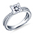 Split Shank Diamond Engagement Ring 14K White Gold (5/8 cttw.) view 4