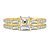 Tapered Baguette Diamond Ring With Matching Band In 14K Yellow Gold (3/4 cttw.) view 1