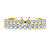 Common Prong Set Diamond Encrusted Ring With Matching Band In 14K Yellow Gold(1 1/5 cttw.) view 1