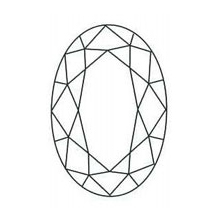 0.50 Carat Natural Oval  SI1 Ex GIA certified 22233759